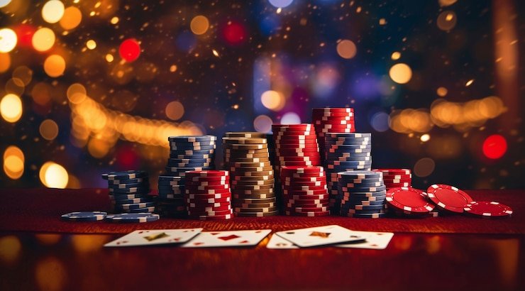Panel kontrol Mahjong Ways menunjukkan tombol taruhan dan fitur permainan di stasiun jp